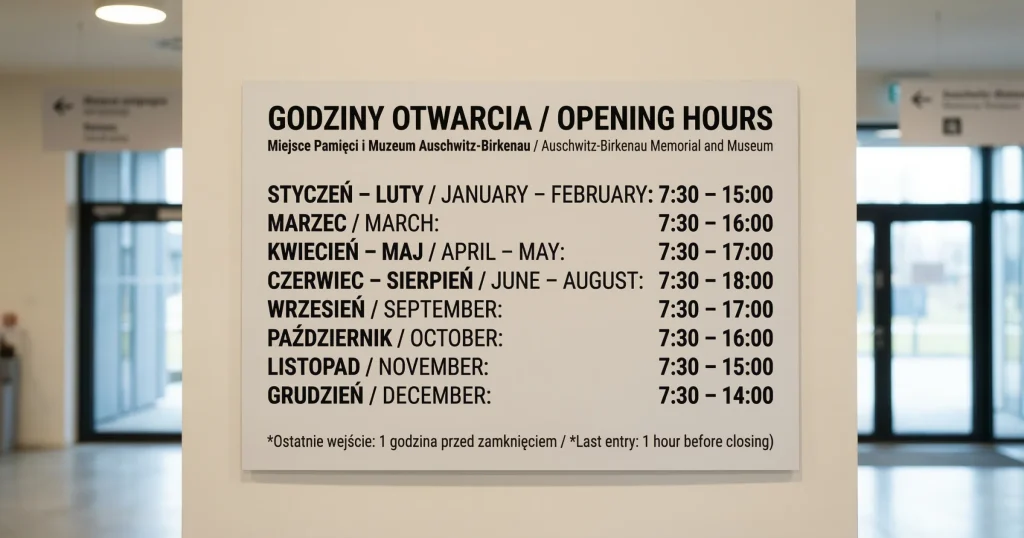 Opening Hours, Food, Toilets and Hotels Near Auschwitz-Birkenau